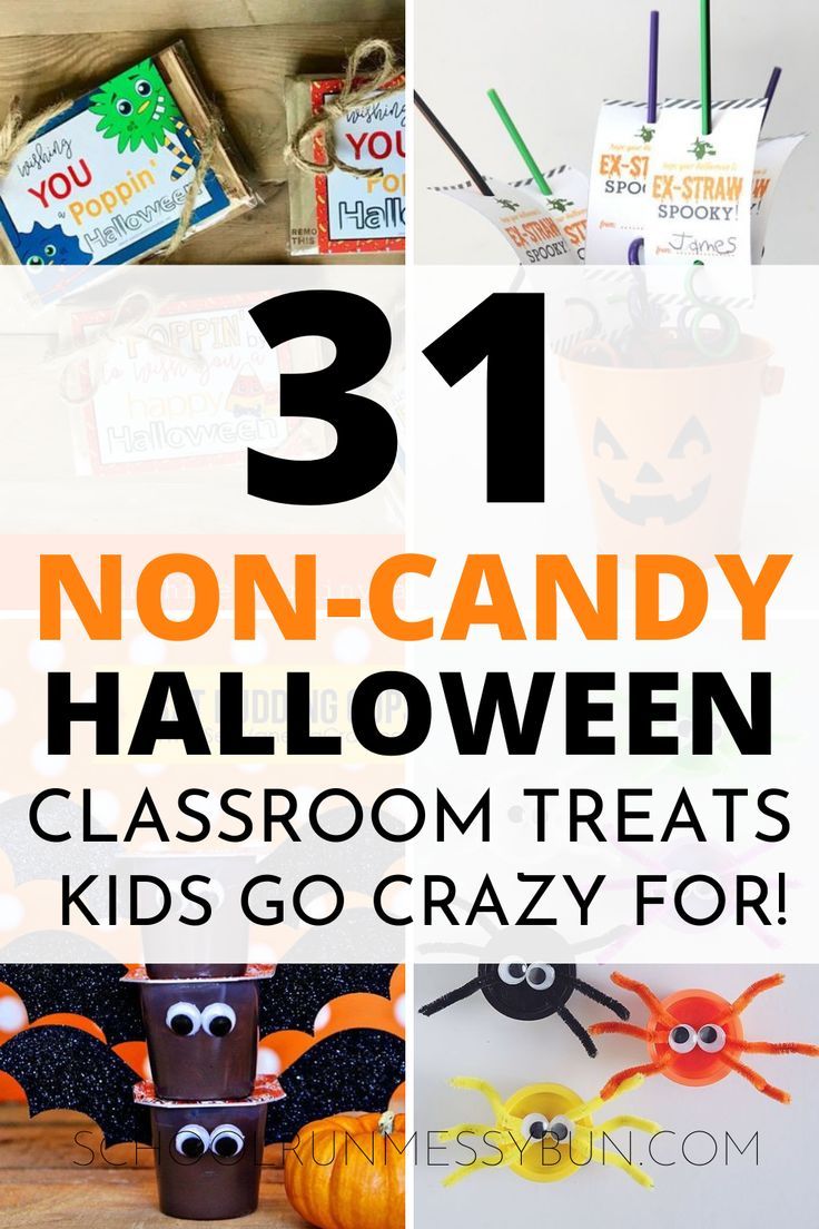 31 non - candy halloween classroom treats kids go crazy for