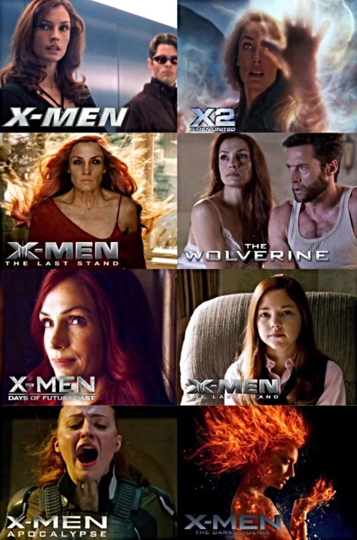 the x - men cast and their characters