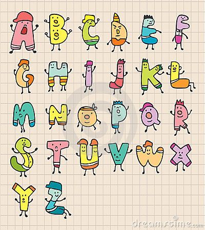 the letters and numbers are drawn with colored crayons on a sheet of paper