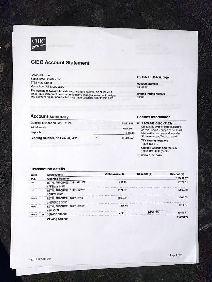 a close up of a piece of paper with an account statement on top of it