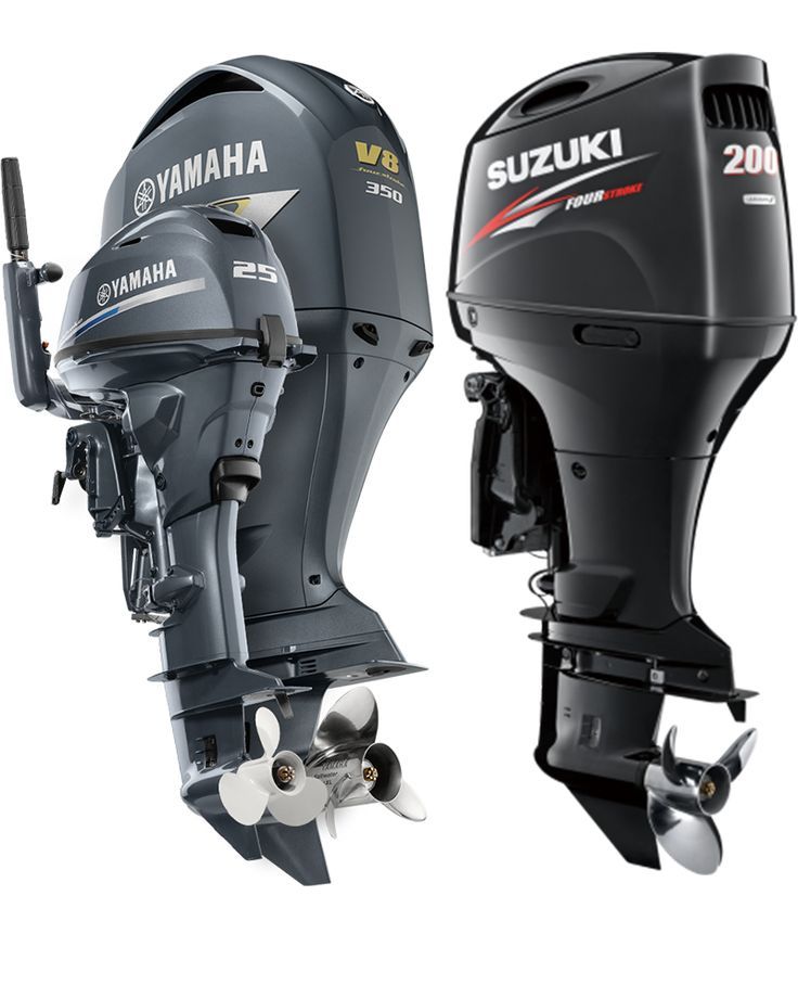 two yamaha outboard motors side by side