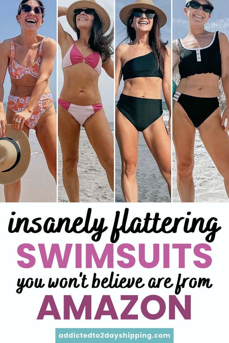 Unleash your inner beach babe with our handpicked selection of the best swimsuits for women from Amazon. Our blog post features swimwear that combines style, comfort, and affordability. Whether you're lounging by the pool or catching waves at the beach, we've got you covered. From retro-inspired silhouettes to contemporary designs, discover a range of options to suit your taste. Dive into our Amazon fashion finds and make a splash this summer. Summer Beach Looks, Flattering Swimwear, Amazon Fashion Finds, Beach Vacation Outfits, Flattering Swimsuits, Amazon Dresses, Amazon Clothes, Perfect Swimsuit, Swimsuits For Women