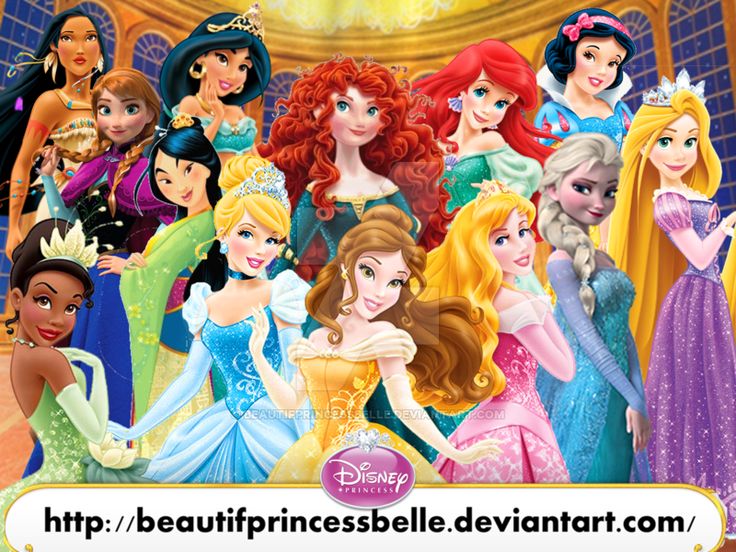 the disney princesses are all dressed up in their regal gowns and tiaras