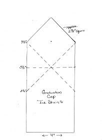 the diagram shows how to make an origami house