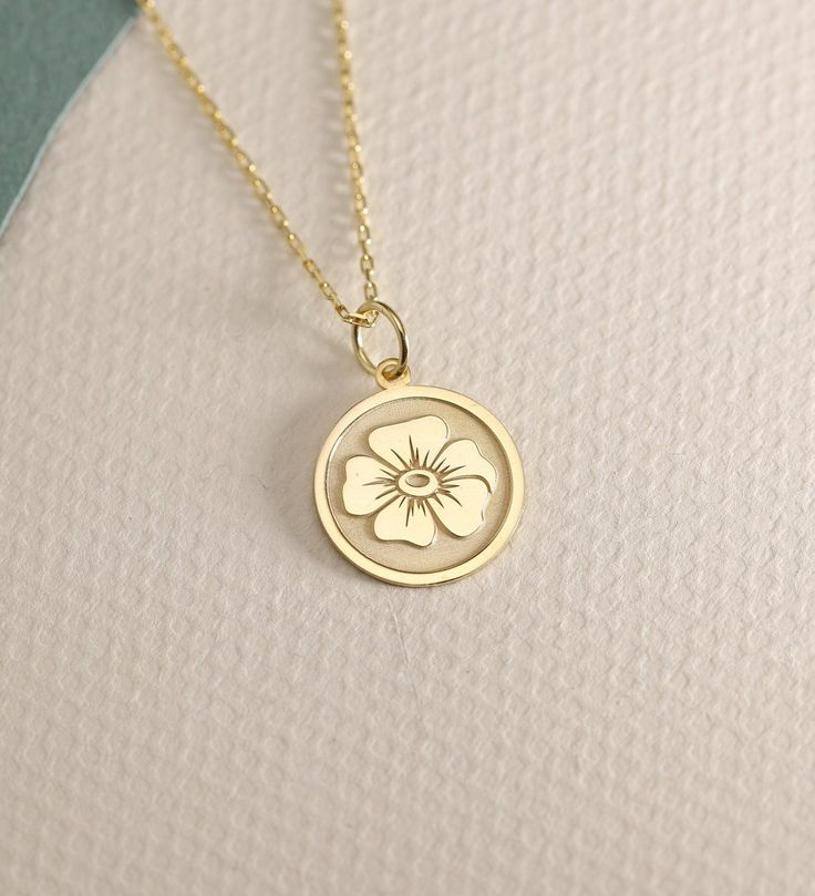 14K Real Solid Gold daffodil flower gold necklace ● Material of pendant: Solid Gold 14k ( REAL GOLD ) ● Metal Stamp: 14L ( REAL GOLD ) ● The pendant is available in 6 sizes: - 14,0 mm / 0,55 inches ( Diameter ) In the photos - 15,3 mm / 0.60 inches ( Diameter ) - 16,5 mm / 0,65 inches ( Diameter ) - 19,1 mm / 0,75 inches ( Diameter ) - 21 mm / 0,82 inches ( Diameter ) - 23 mm / 0.90 inches ( Diameter ) ( In the photos the size is 14mm / 0.55 inches Diameter ) ( Jump Ring inner diameter: 4 mm ) ● Yellow Gold Flower Charm Necklace, 14k Gold Flower Charm Necklace With Pendant, 14k Gold Birth Flower Necklace, 14k Gold Flower Pendant Charm Necklace, Yellow Gold Birth Flower Pendant Necklace, Delicate Yellow Gold Flower Pendant Necklace, Yellow Gold Pendant Necklace With Birth Flower, Elegant Yellow Gold Flower Charm Necklace, Delicate Yellow Gold Flower Necklace