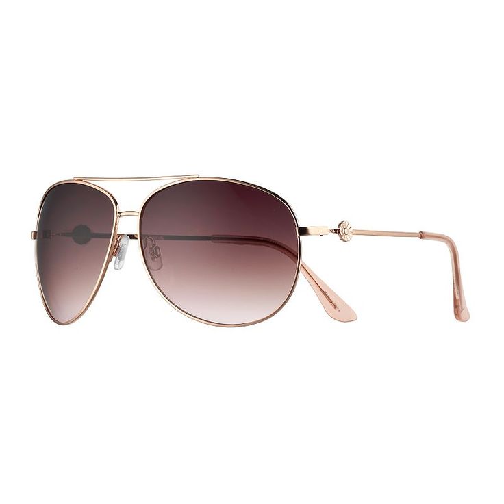 Perfect for long summer days, these oversized aviator sunglasses from LC Lauren Conrad will be your new go-to pair. Frame material: metal Lens material: plastic Treatment: gradient Eye protection: UVA/UVB FIT DETAILS Eye/bridge/temple measurements: 66mm/12mm/134mm How do I find my frame size? Silhouette: aviator Face shape recommendation: heart, oval, square WARNING: This product contains chemicals known to the State of California to cause cancer and birth defects or other reproductive harm. Not Womens Aviator Sunglasses, Surfer Girl Outfits, Oversized Aviator Sunglasses, Glasses For Your Face Shape, Ray Ban Sunglasses Women, Sunglasses Women Aviators, Pilot Sunglasses, Butterfly Sunglasses, Gradient Sunglasses