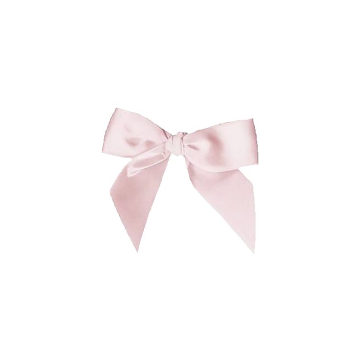 a pink bow on a white background