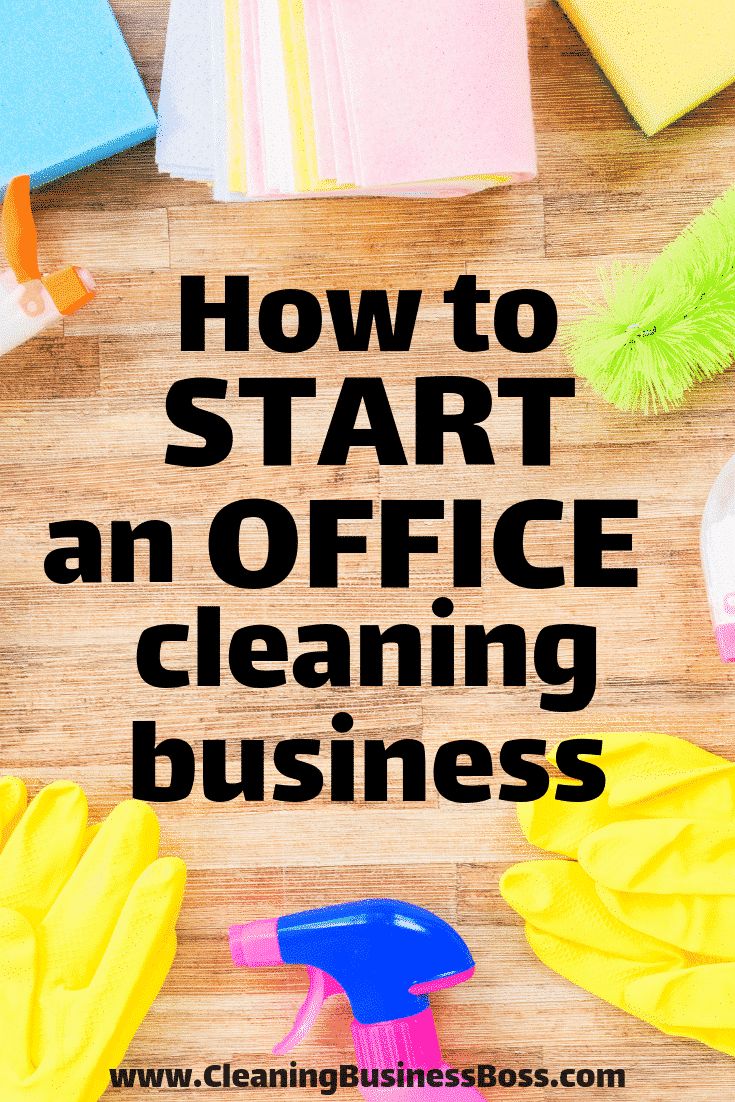 how to start an office cleaning business