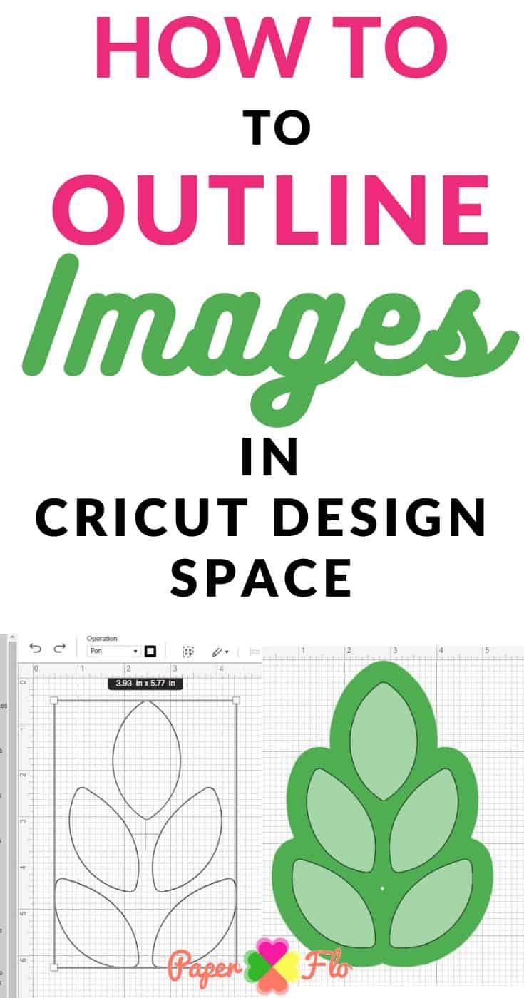 how to outline images in cricut design space with the text, how to outline images in cricut design space