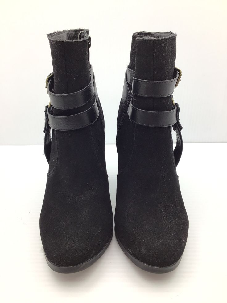 Brand: SHOEDAZZLE Style: BOOTS ANKLE HEELS Color: BLACK Size: 7 SKU: 319-319023-16518 CONDITION: GENTLY USED Winter Black Mid-calf Boots With Reinforced Heel, Winter Ankle-high Moto Boots With Stacked Heel, Black High Ankle Heeled Boots With Buckle Closure, Winter Ankle-high Boots With Stacked Heel, Winter Moto Boots With Stacked Heel, Black High Ankle Boots With Reinforced Heel, Black High-top Wedge Boots For Winter, Black Ankle Platform Boots With Buckle Closure, Black Heeled Boots With Buckle Closure And Round Toe