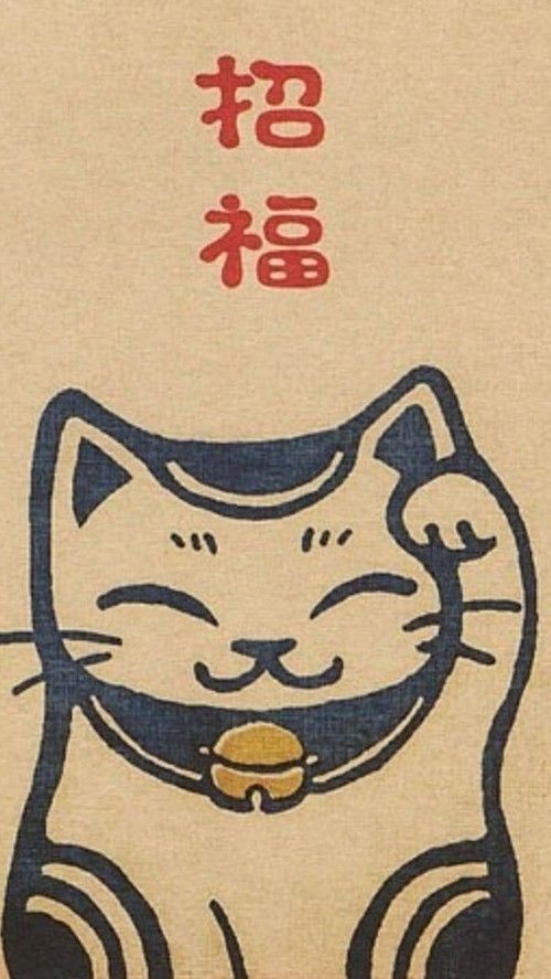 an image of a cat with chinese writing on it