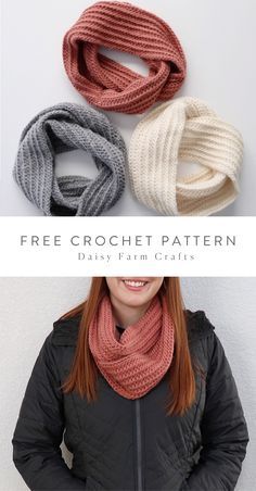 the free crochet scarf pattern is easy to make and looks great for winter