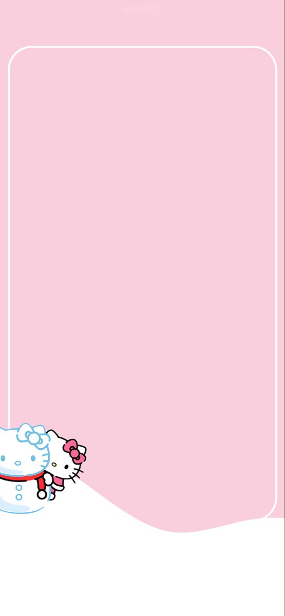 an image of hello kitty on pink background