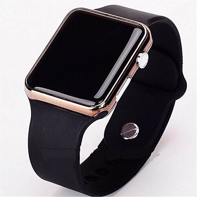 Generic Wrist Watch Digital Watch Unisex Electronic Leather Band Square Simple Students Clock | Jumia.com.ng Digital Wrist Watch, Led Watch, Men Sport, Digital Clocks, Silicon Bands, Men's Watches, Women's Watch, Sport Watches, Digital Watch