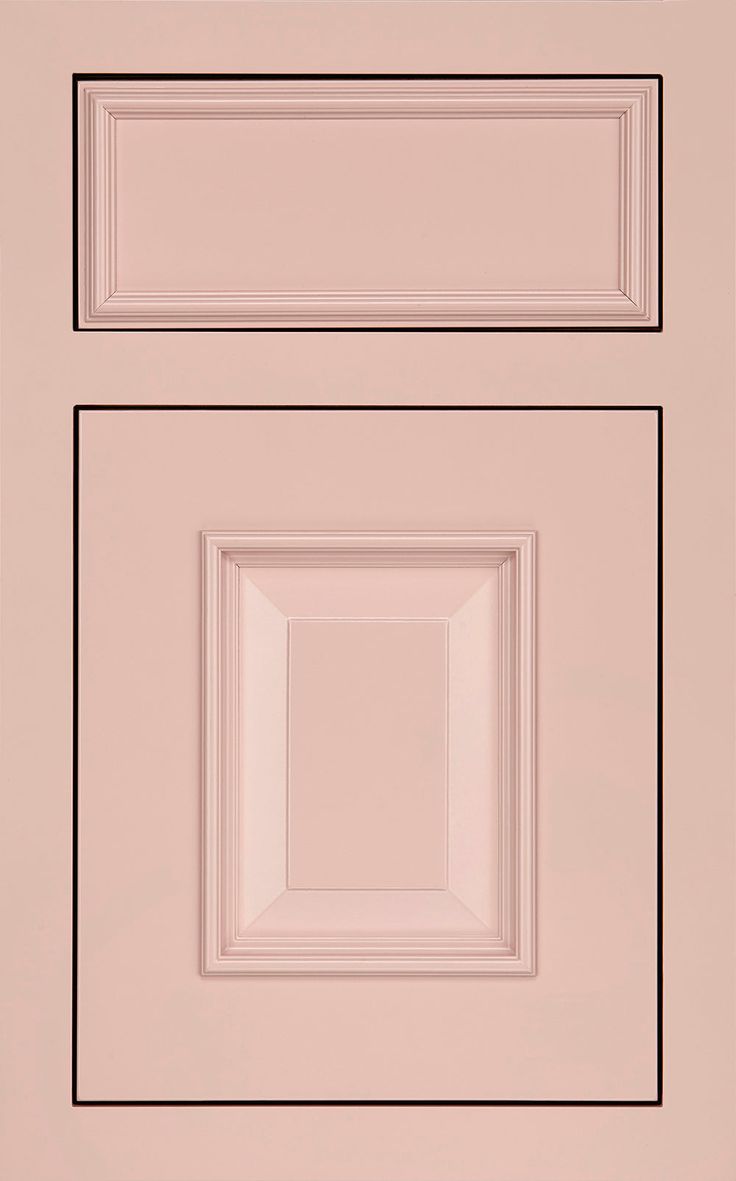 a close up of a door with an empty square on the bottom and one in the middle