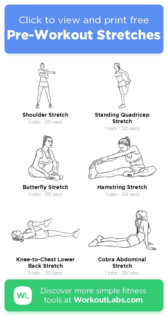 an exercise poster with the instructions for how to do a back stretch and other exercises