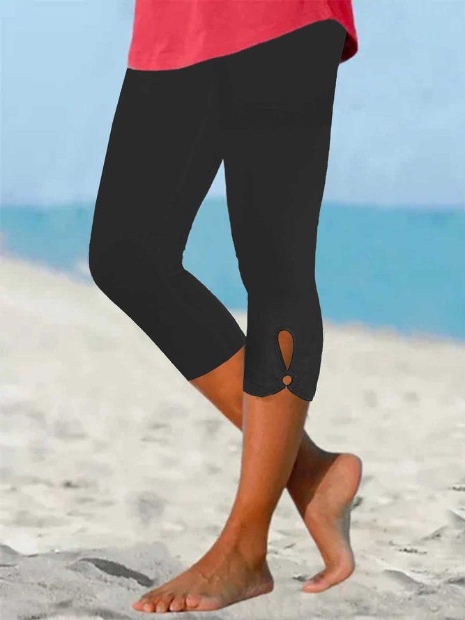 Capri Leggings Outfit Summer, Capri Leggings Outfit, Leggings Outfit Summer, Capri Shorts, Lace Leggings, Leggings Outfit, Mode Casual, Fashion Attire, Leggings Casual