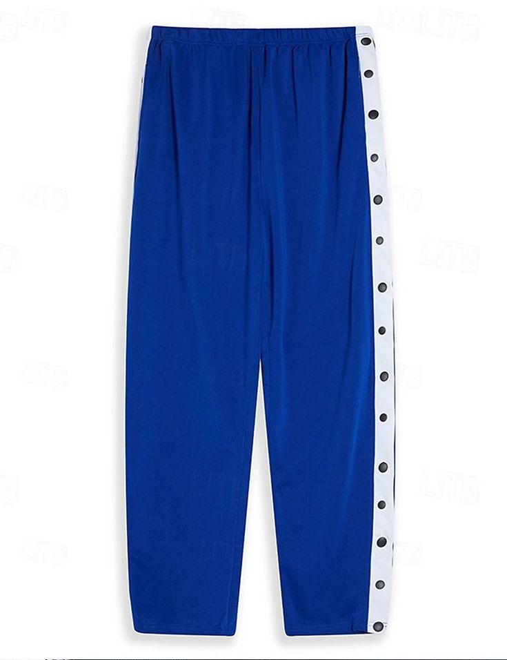 Per uomo Pantaloni della tuta Pantaloni a strappo Pantaloni Pantaloni della tuta a gamba dritta Tasche Strappare via Pulsante laterale Liscio Comfort Traspirante Esterno Giornaliero Per uscire Di del 2024 a $25.99 Casual Stretch Bottoms With Button Cuffs, Blue Bottoms With Buttons For Loungewear, Casual Blue Bottoms With Button Zip Fly, Button-detail Loungewear Pants, Casual Pants With Buttons For Loungewear, Casual Buttoned Pants For Loungewear, Casual Blue Pants With Buttons, Casual Bottoms With Side Buttons For Spring, Casual Wide Leg Bottoms With Side Buttons