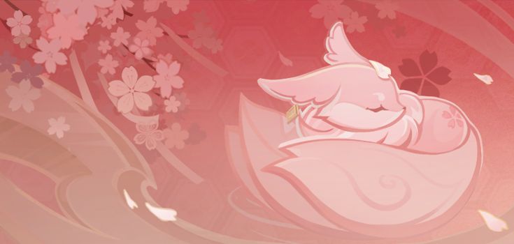 a pink wallpaper with an image of a sleeping baby