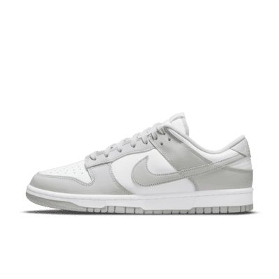 Created for the hardwood but taken to the streets, the Nike Dunk Low Retro returns with crisp overlays and original team colours. This basketball icon channels '80s vibes with premium leather in the upper that looks good and breaks in even better. Modern footwear technology helps bring the comfort into the 21st century.

Colour Shown: White/Grey Fog
Style: DD1391-103 Packing Shoes, Sb Dunks, Dr Shoes, Nike Models, Retro Shoes, Retro Men, Nike Air Max Plus, Sneakers Grey, Comfortable Sneakers