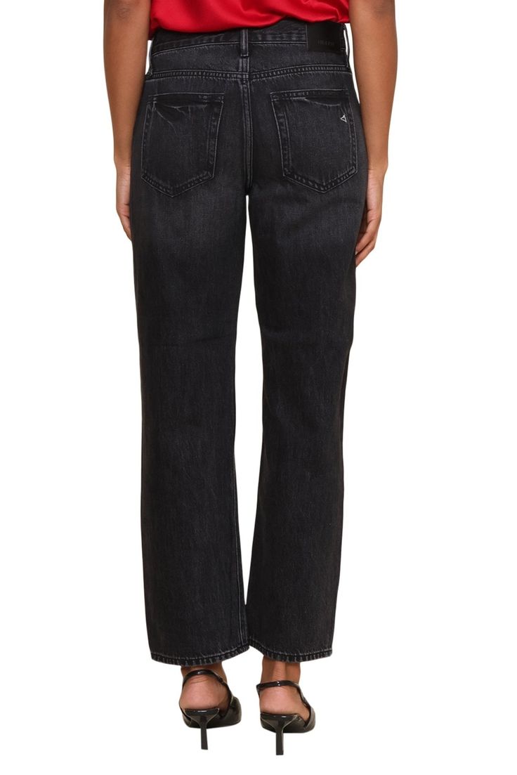 Unleash your inner cool and effortless style with our Kendall Relaxed Boyfriend Jean! The relaxed, boyfriend fit allows for a laid-back vibe while still maintaining a modern and trendy look. Upgrade your wardrobe and elevate your confidence with our Kendall Relaxed Boyfriend Jean! Black Versatile Cotton Jeans, Chic Washed Black Bottoms For Everyday, Versatile Black Cotton Jeans, Chic Black Straight Fit Bottoms, Classic Black Relaxed Fit Jeans, Classic Black Jeans With Relaxed Fit, Black Relaxed Fit Jeans With Straight Hem, Everyday Black Bottoms With Five Pockets, Black Relaxed Fit Cropped Jeans