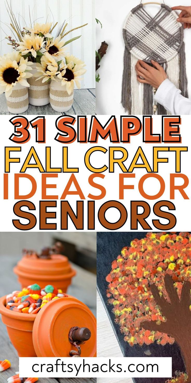 31 simple fall craft ideas for seniors