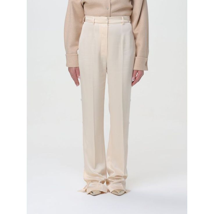 Spring/Summer 2024 Nanushka Pants Woman Beige Size Type: Int Sku: Gig-Nw24rspa00771 ~ Creme Welcome To The Official Luosophy Poshmark Closet! Luosophy Is A Luxury Brand Reselling Company Founded In San Diego, Ca From 2016. All Our Products Are Imported From Italy And Sold In The Usa. We Do Our Best To Provide High Fashion, Luxury Items At Affordable Prices. We Guarantee All Our Products Are 100% Authentic. Shop With Us And You Will Forget About Shopping At Department Or Brand Name Stores. Our Pr Luxury Tailored Spring Pantsuit, Luxury Tailored Pantsuit For Spring, Luxury Long Summer Pants, Chic Cream Straight Leg Dress Pants, Luxury Wide Leg Pants For Spring, Chic Cream Dress Pants, Summer Beige Dress Trousers, Formal Neutral Wide Leg Pants For Spring, Spring Formal Neutral Wide Leg Pants