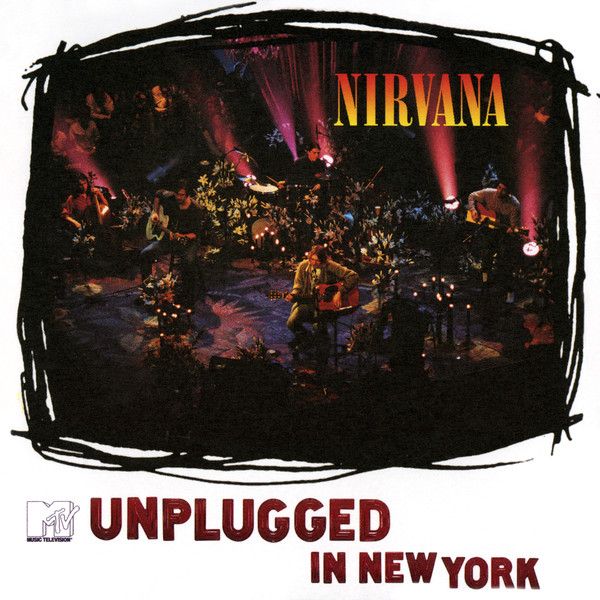 nirvana unplugged in new york vinyl album cover art for back to black