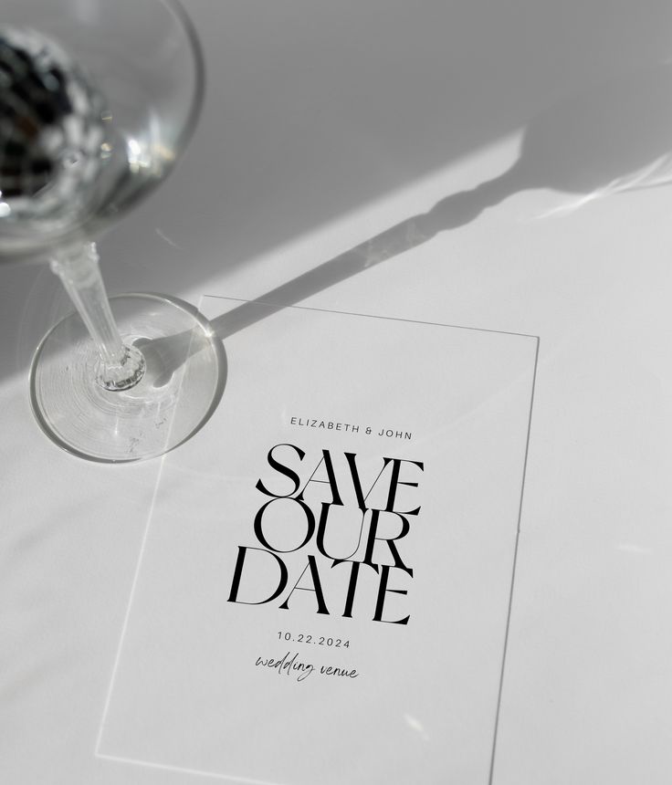 Minimal Save The Date Template. Modern save the date canva template. #minimalinvitation #savethedate #moderninvitationcard Save The Date Text, Sabe The Date, Safe The Date, Minimal Save The Date, Save The Date Digital, Save Our Date, Modern Save The Dates, Save The Date Designs, Save The Date Templates