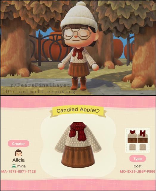 the animal crossing character is wearing glasses and a dress with a red bow on it