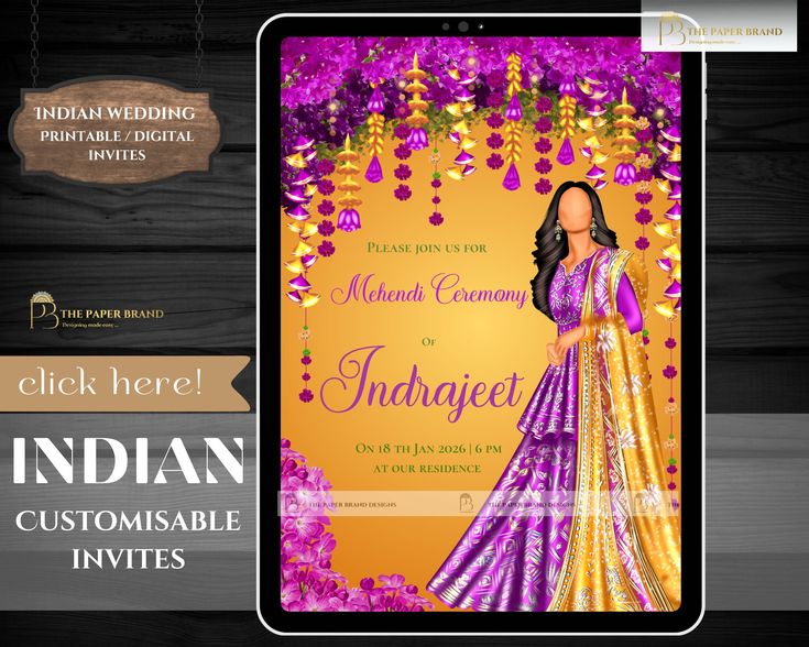 Mehendi Invites & Mehndi Signs / Dholki Invites for Traditional Ceremonies Welcome your guests to your traditional Mehendi Invites & Mehndi Signs / Dholki Invites functions with our elegant floral designs, perfect for setting the tone for your event. Our customizable invitations are tailored to impress and can be personalized to suit your preferences. Invite guests to your Mehendi Invites & Mehndi Signs / Dholki Invites ceremony and other events like Haldi, Mehendi, Sangeet, reception, or Mayra Mehndi Cards, Mehndi Signs, Traditional Mehendi, Haldi Invitation, Mehndi Invitation, Indian Wedding Invitation, Indian Wedding Invitations, Party Invites, Elegant Floral