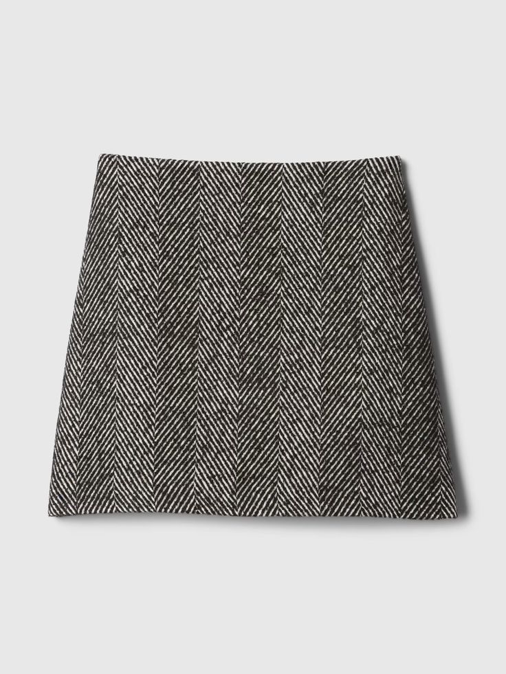 Herringbone Mini Skirt | Gap Houndstooth Skirt, Skirt Zipper, Window Shopping, Herringbone, Mini Skirt, Gap, Mini Skirts, Zipper, Skirt