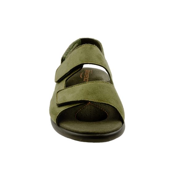 Arcopedico Women's Sumava Sandal Green 4756-J85 Introducing the latest addition to the Sumava Collection: our newest walking sandal! Crafted with comfort and versatility in mind, these sandals boast two adjustable hook and loop closures, ensuring a personalized fit for every wearer. Additionally, a convenient adjustable back-strap offers enhanced support tailored to accommodate various foot sizes. These sandals provide comfort for people who suffer from bunions, plantar fasciitis, metatarsalgia, Comfortable Sandals For Summer Walking, Summer Walking Sandals With Removable Insole, Casual Open Toe Walking Sandals, Green Sandals With Ortholite Insole, Comfortable Green Open Toe Sandals, Comfortable Walking Sandals With Round Toe, Comfortable Round Toe Walking Sandals, Comfortable Adjustable Green Sandals, Walking Open Toe Sandals