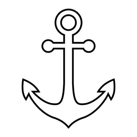 an anchor on a white background