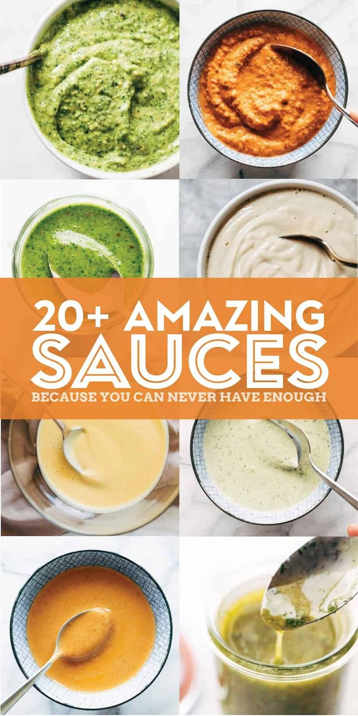 the cover of 20 amazing sauces because you can never have enough to make it