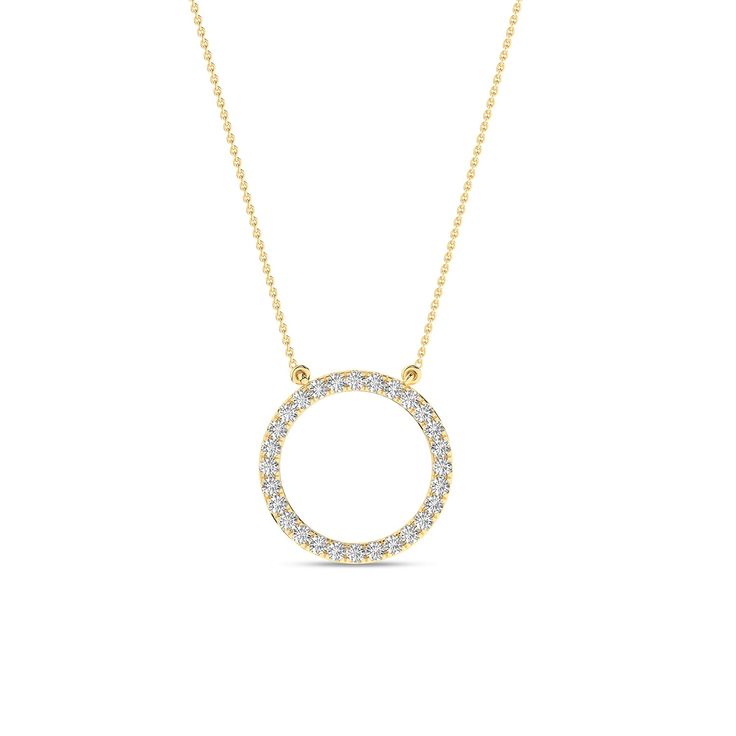 The Circular Silhouette Necklace is a testament to timeless style. It has a diamond-studded circular pendant that captures the essence of enduring love. This piece transforms any ensemble into a captivating look. It’s more than just a necklace; it’s a circle of endless possibilities. Circular Diamond Necklace With Accents For Gift, Circle Brilliant Cut Fine Jewelry Necklaces, Gold Circular Necklace With Polished Finish, Luxury Circle Necklace With Single Cut Diamonds, Luxury White Gold Circular Necklace, Enduring Love, Silhouette Necklace, Replica Jewelry, Vs Diamond