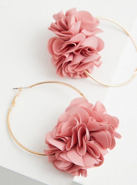 These hoop earrings are blossoming with style thanks to dainty light pink petals. Latch closures. Base metal. Imported. The best plus size women's light pink petal hoop earrings in pink. Torrid is your destination for the freshest spring and summer styles. Feminine Petal-shaped Jewelry For Spring, Feminine Flower Shaped Jewelry For Spring, Feminine Flower-shaped Jewelry For Spring, Chic Pink Flower-shaped Jewelry, Feminine Spring Flower-shaped Jewelry, Small Hoop Pink Flower Earrings, Pink Flower Shaped Jewelry For Spring, Pink Flower-shaped Jewelry For Spring, Spring Pink Flower-shaped Jewelry