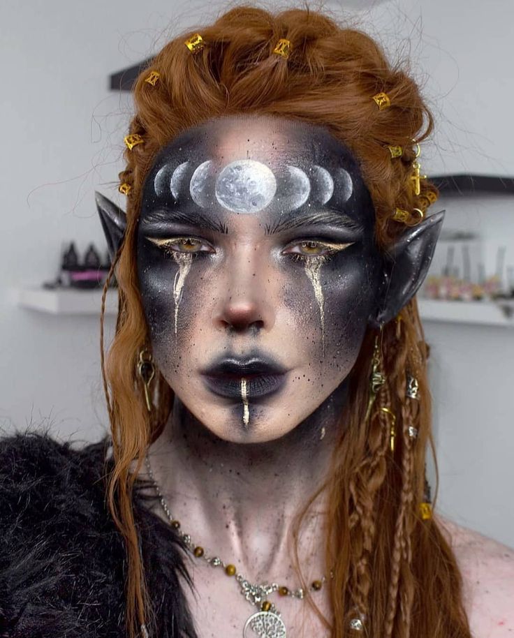 Grey Anime, Viking Makeup, Halloween Contact Lenses, Halloween Contacts, Halloween Makeup Inspiration, Halloween Costumes Makeup, Sfx Makeup, Halloween Makeup Looks, Halloween Make Up