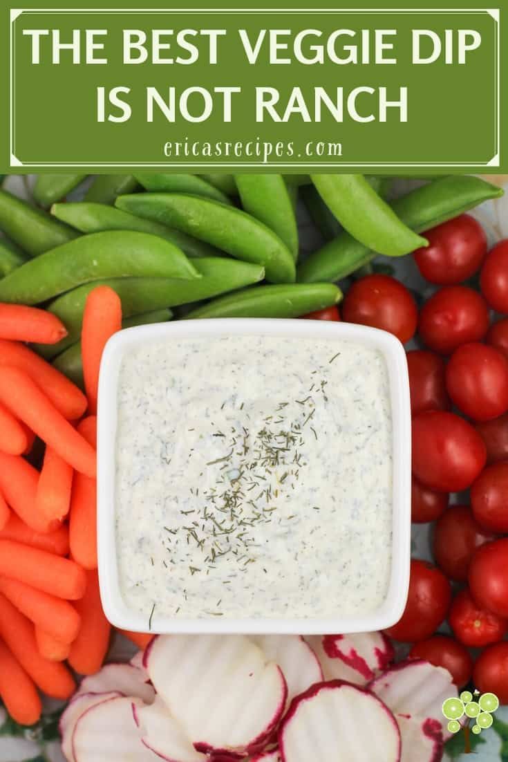 the best veggie dip is not ranch