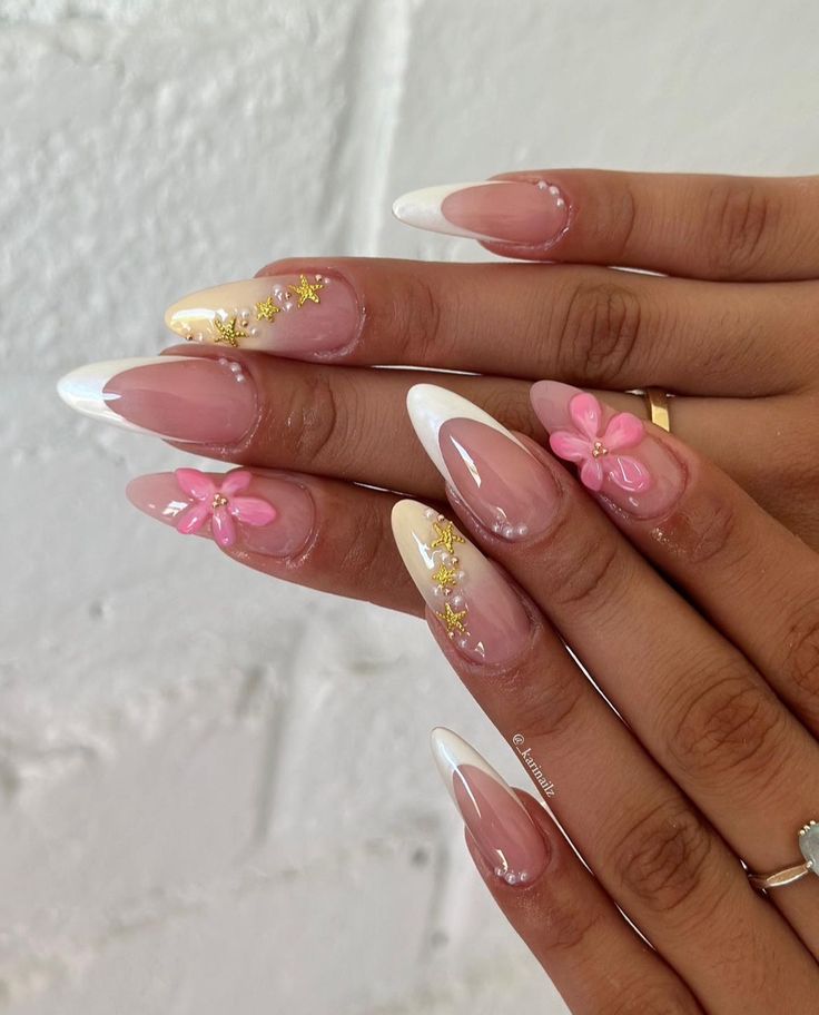 Summer Colourful Nails, Nails Acrylic Summer 2024, Vacation Nails Summer, Ongles Rose Pastel, Paznokcie Hello Kitty, Kutek Disney, Tropical Nails, Nagel Tips, Summery Nails