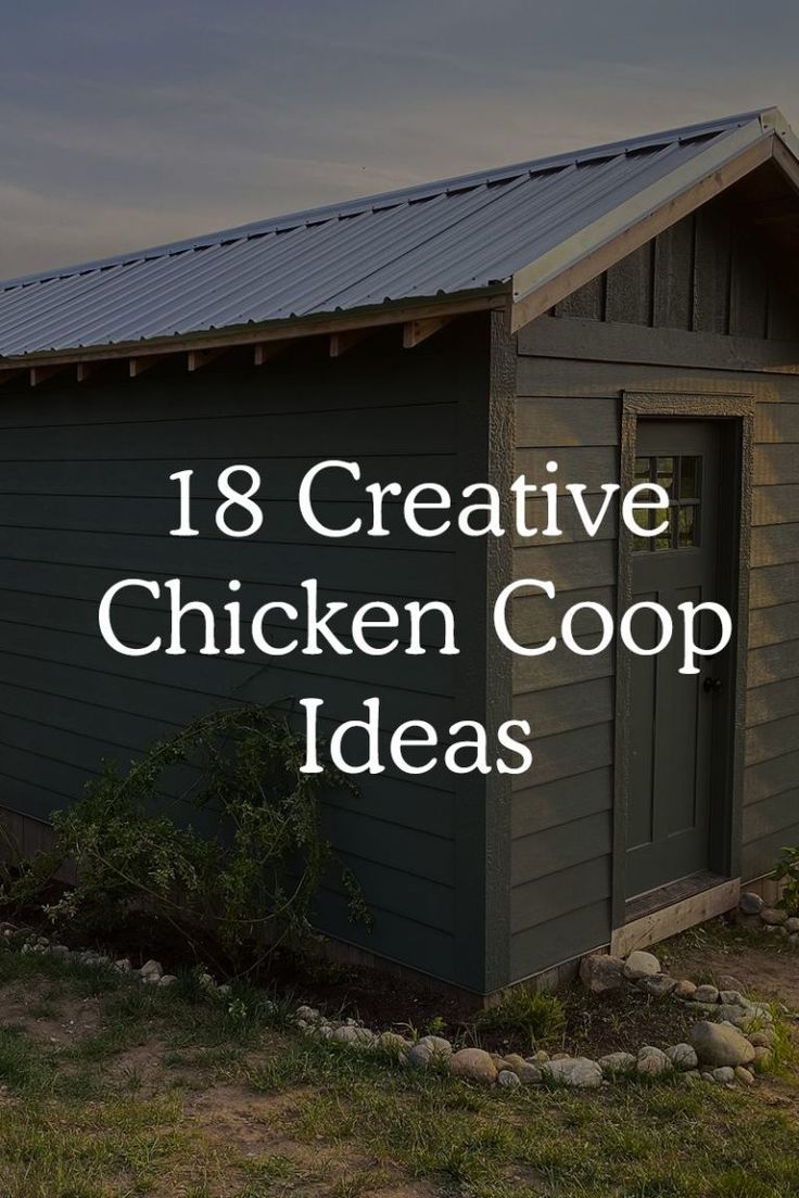 18 Incredibly Creative Chicken Coop Ideas - Fresh Exchange Small Yard Chicken Coop, Recycled Chicken Coop Ideas, Low Budget Chicken Coop Ideas, Chicken Hen House, Diy Chicken Coops Easy, Decorating Chicken Coop Ideas, Fancy Chicken Coop Ideas, Custom Chicken Coop, Hidden Chicken Coop