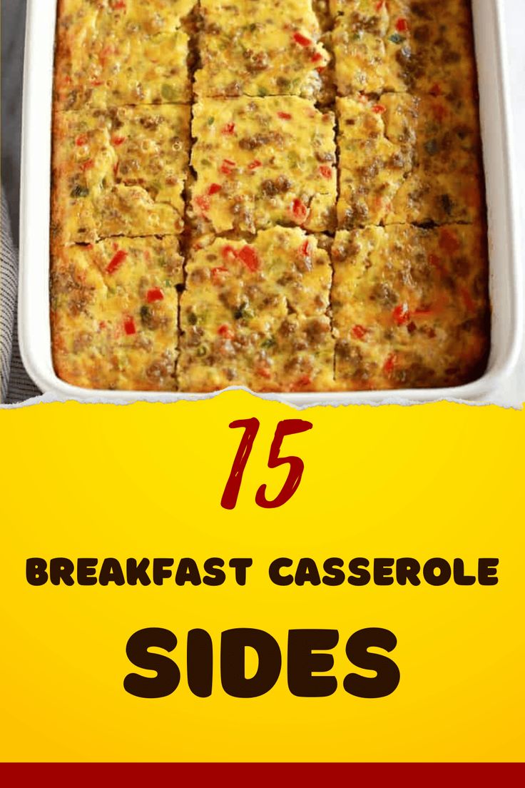 What to Serve with Breakfast Casserole What To Serve With Breakfast Casserole, Breakfast Sides Easy, Breakfast Side Dishes, Granola And Yogurt, Mexican Breakfast Casserole, Yogurt Breakfast Bowl, Greek Yogurt Breakfast, Brunch Sides, Best Sides