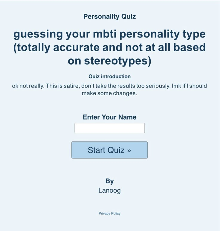 mbti quiz What Is Mbti, What Is My Mbti Type Quiz, Mbti Colors, What Personality Type Am I Quiz, Infj Personality Type Aesthetic, Mbti Personality Test, Mbti Test Free, Mbti Personality Funny, Infp Stereotype