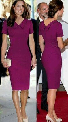 Frock Designs For Girl, Office Wear Dresses, Looks Kate Middleton, Trendy Party Dresses, Simple Frock Design, Simple Frocks, Sewing Dress, Mode Casual, Fashion Diy