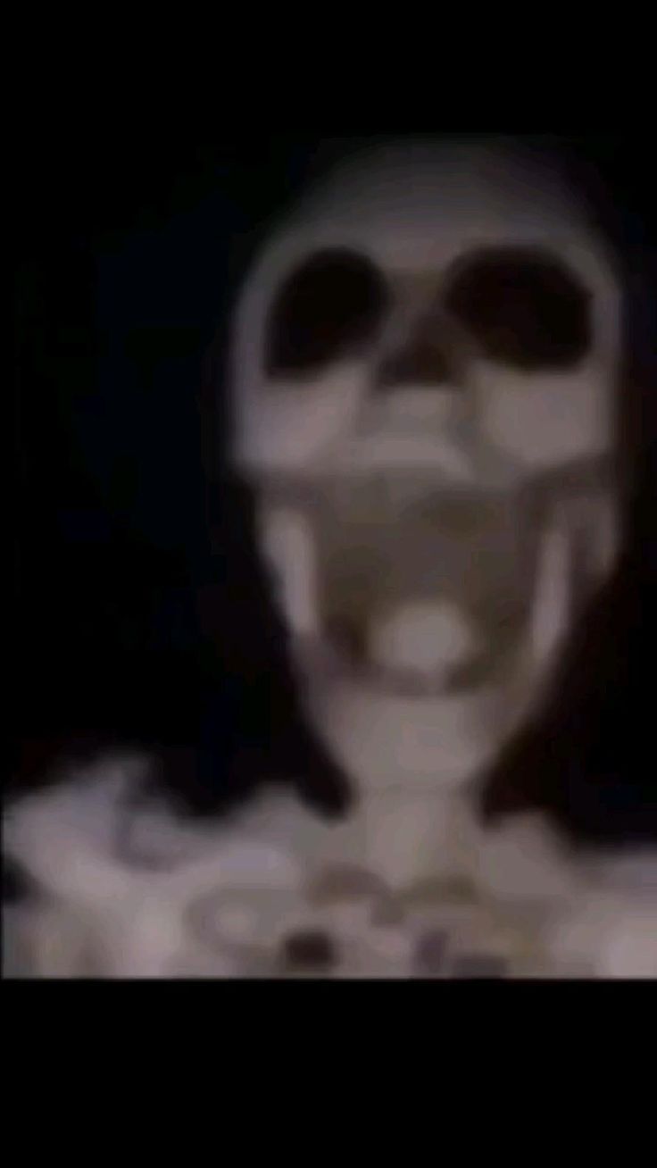 an animated image of a creepy looking person