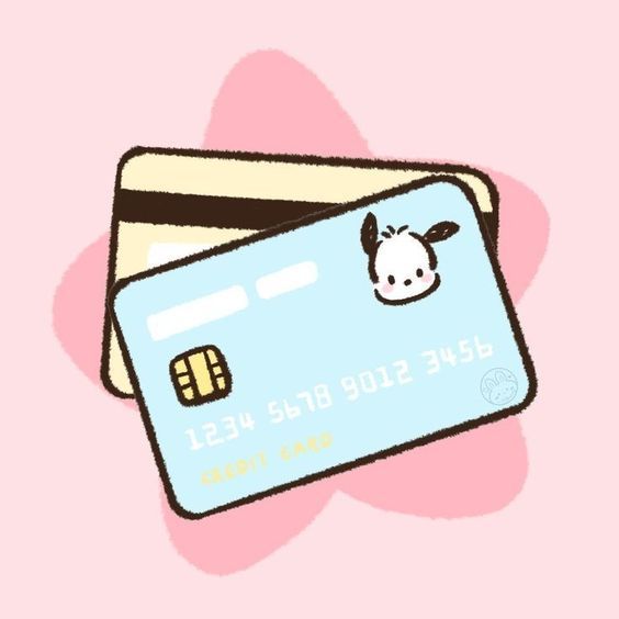 a credit card with a cow on it