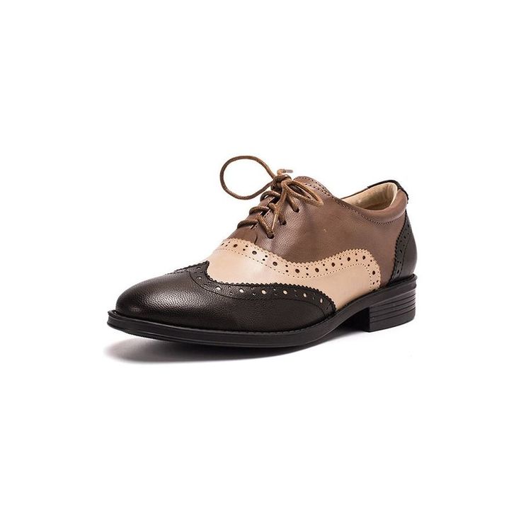 #Color_Coffee 1 Brown Lace-up Dress Shoes With Brogue Detailing, Vintage Brown Lace-up Shoes With Rubber Sole, Brown Wingtip Lace-up Oxford Shoes, Vintage Brown Lace-up Business Shoes, Brown Lace-up Shoes With Textured Sole For Derby, Brown Brogue Lace-up Shoes For Office, Vintage Flat Heel Lace-up Work Shoes, Brown Laced Oxfords For Derby, Vintage Lace-up Shoes With Flat Heel For Office