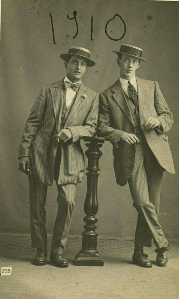 Fashion 1910, 1910s Fashion, 20th Century Fashion, Vintage Mens Fashion, Photo Vintage, Edwardian Era, Edwardian Fashion, Moda Vintage, Look Vintage