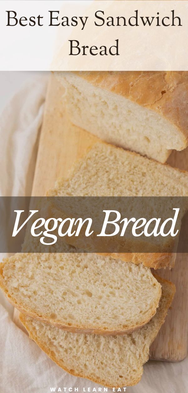 Sliced Homemade Vegan Bread perfect for sandwiches Vegan Sandwich Bread, Vegan Bread Recipe, Vegan Baking Recipes, Sister Tattoo, Vegan Banana Bread, Brother Quotes, Vegan Bread, Vegan Sandwich, Sandwich Bread