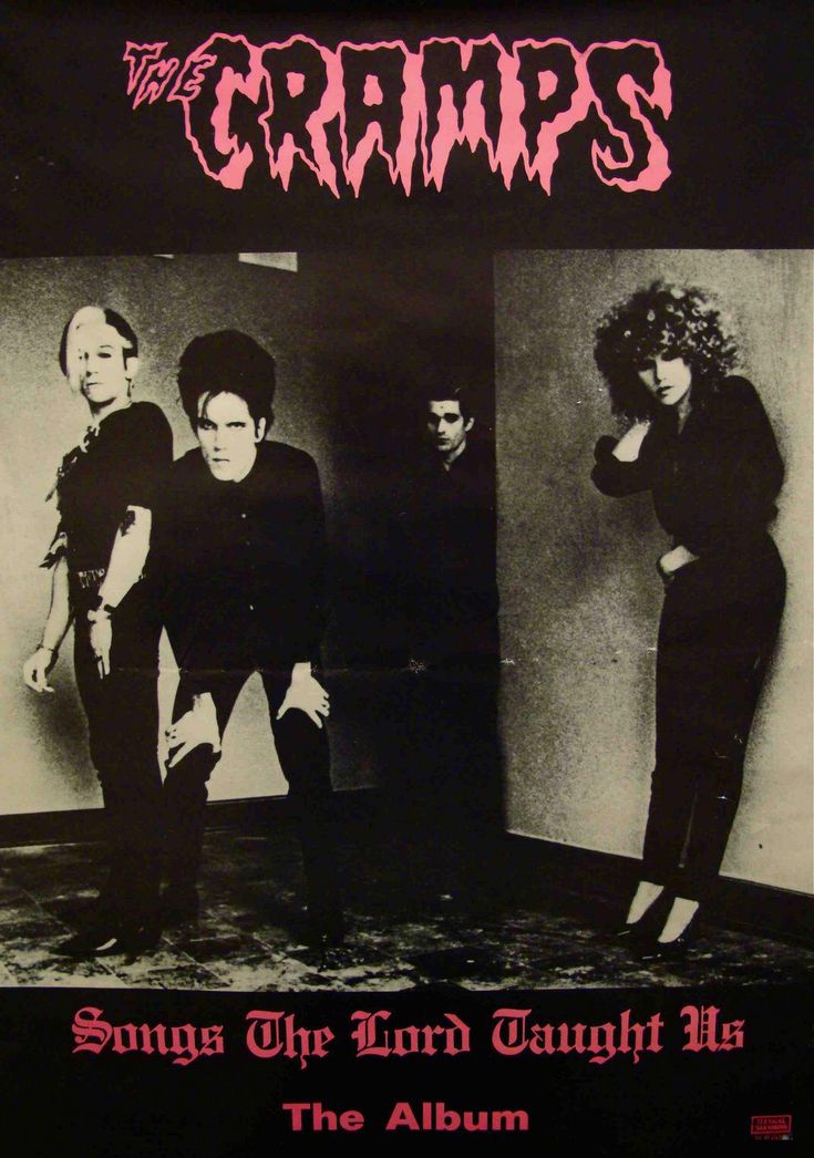 the cramps poster for their album